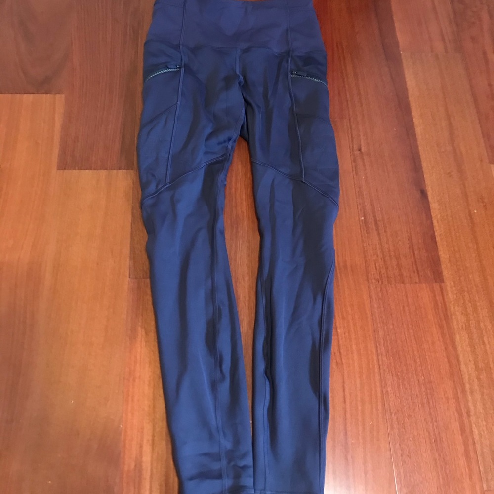 Purple toast tech tights fleece from lululemon!